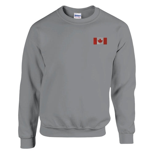 Sweat-shirt Drapeau du Canada en broderie