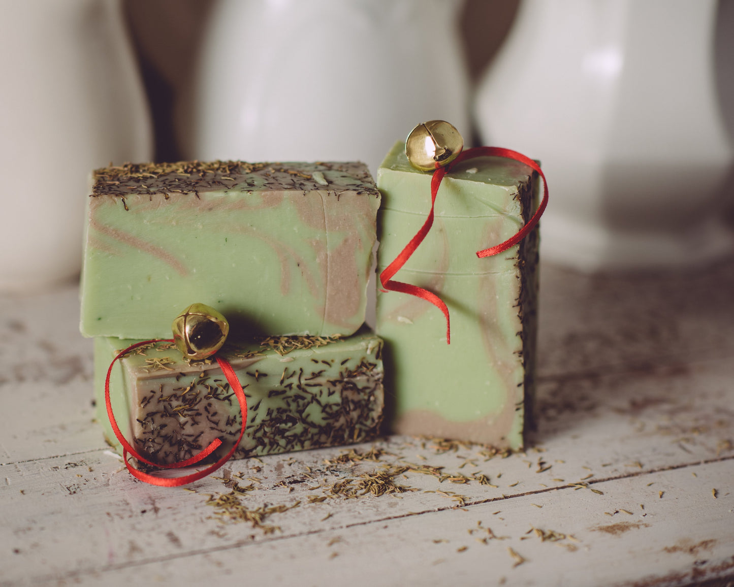 Christmas Thyme Organic Handmade Soap – Earthy, Cozy & Herbaceous |
