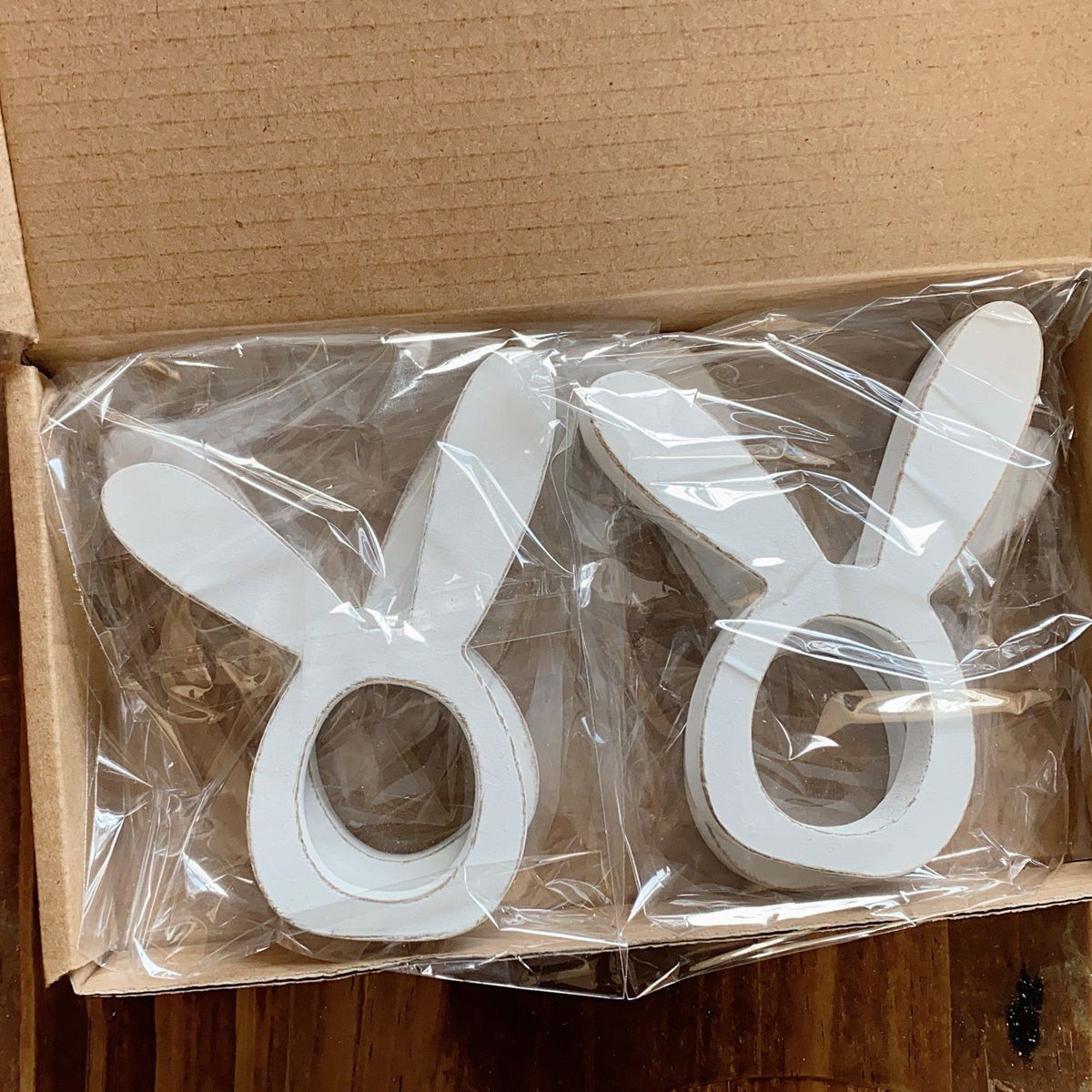 Easter Bunny Napkin Ring Holders Easter Table Decoration for Home