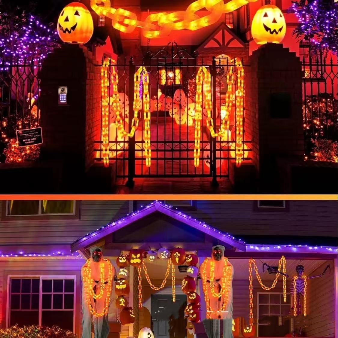 LED Waterproof Battery Box Halloween Decoration Atmosphere Lighting