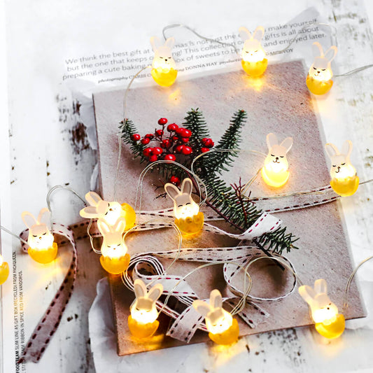 Rabbit with Egg Kids Fairy Lights