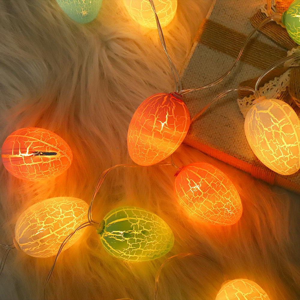 Wholesale Easter Colorful Cracked Eggs Fairy Lights