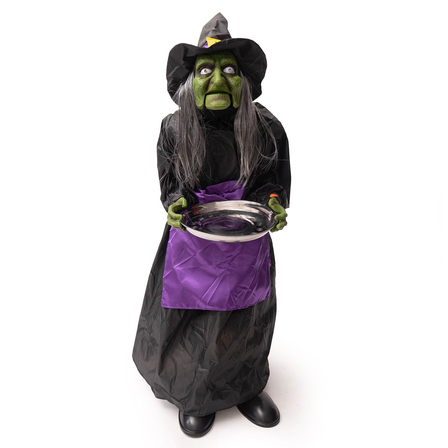 Halloween End Plate Witch Electric Voice-activated Induction