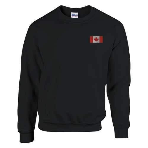 Sweat-shirt Drapeau du Canada en broderie