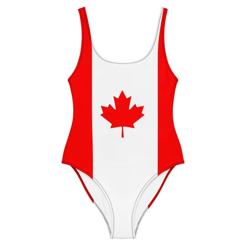 Maillot de Bain Femme – Drapeau du Canada – 1 Pièce